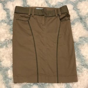 Guess by Marciano olive green pencil skirt size 6